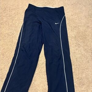 Nike Kids Dark Blue Joggers with White Accents